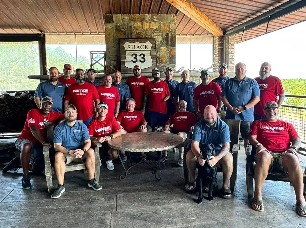 Another men's Warrior Retreat group at Shack 33