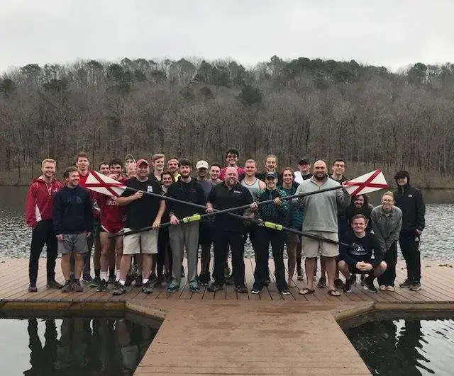 AV Active rowing event on the lake