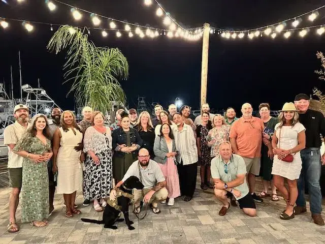 Marriage Retreat veterans on the beach